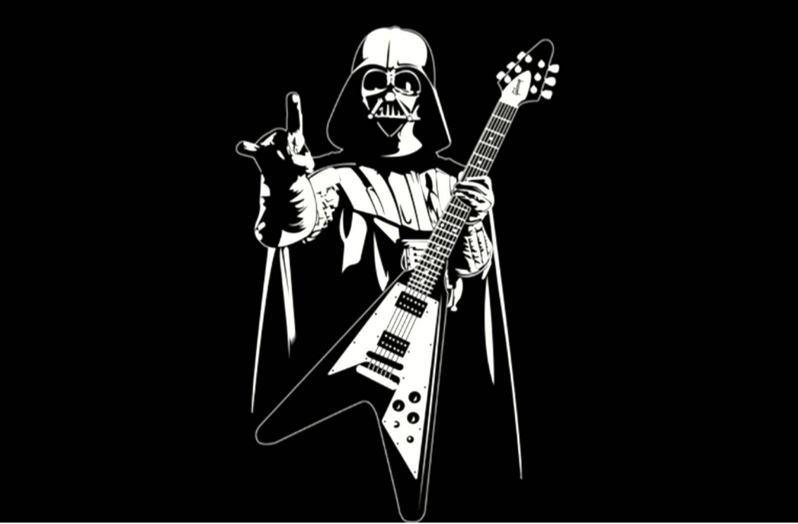Darth Vader Plays Guitar Picture