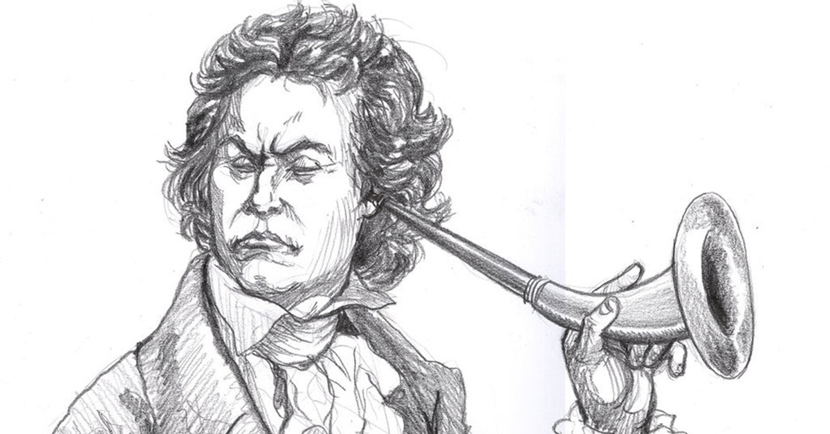 Beethoven Deaf by Artigas